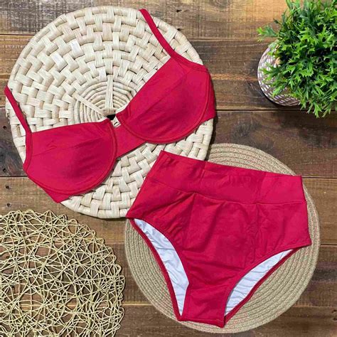 Biquíni Meia Taça Retrô Calcinha Hot Pants Olho Grego