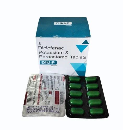 DIKI-P Diclofenac Paracetamol Tablet, 375mg at Rs 450/box in Chandigarh ...