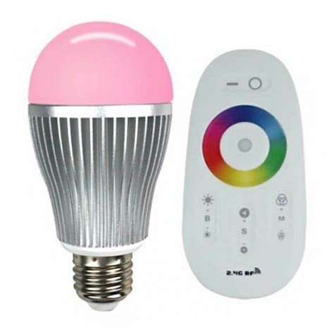 Ampoule Led Rvb Sph Rique E T L Commande Tactile