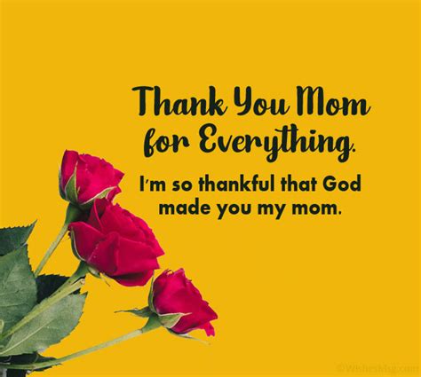 80 Thank You Messages And Quotes For Mom Wishesmsg