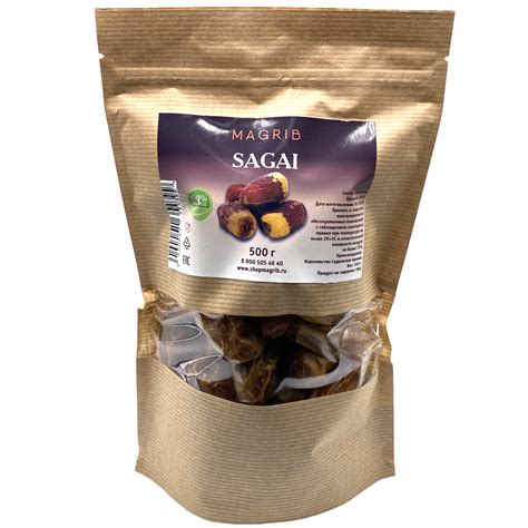 Купить SAGAI / САГАЙ финики 500 гр в интернет-магазине недорого по цене ...