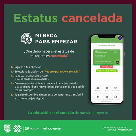 Mi Beca Para Empezar Qué Hacer Si La Tarjeta Electrónica Fue Cancelada