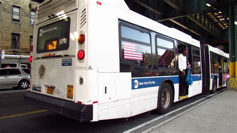 Mta New York City Bus Nova Bus Lfs Articulated On The Bx