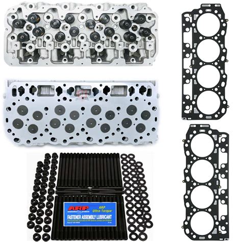 New Cylinder Heads W ARP Studs Head Gaskets Fits LML 2011 16 GM