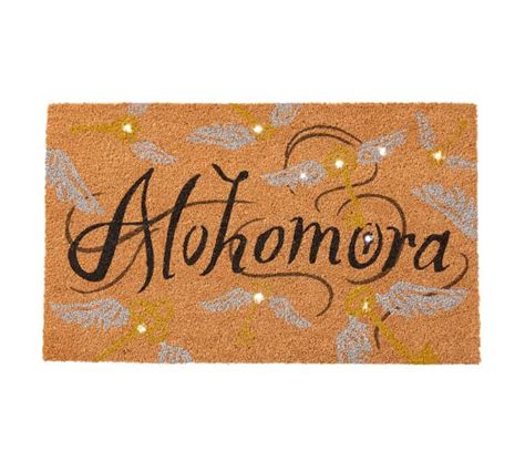 HARRY POTTER Alohomora Light Up Doormat Pottery Barn