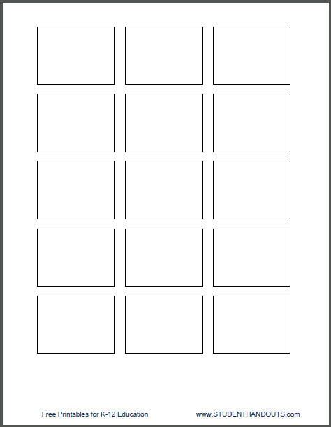 Free 1.5" x 2" Printing Template for Post-It Notes | Notes template, Post it notes, Word template