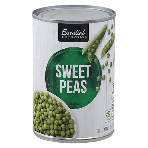 Essential Everyday Sweet Peas 15 Oz Beans Peas Festival Foods