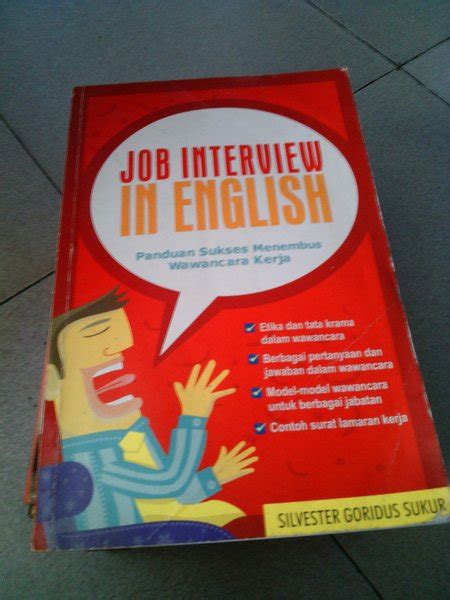 Jual Job Interview In English Di Lapak Toko Buku Bunga Nabottar Bukalapak