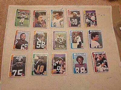 Topps Football Partial Set Of Diff W Many Stars Hofers W A