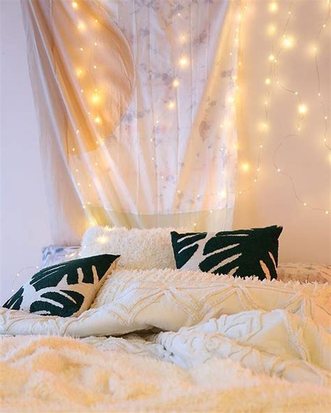 532 best images about Bedroom Fairy Light Ideas on Pinterest | Festoon lights, String lights and ...