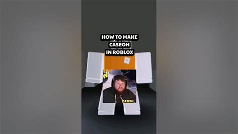 How To Make Caseoh In Roblox Roblox Robloxavatar Caseoh Caseohgames