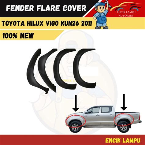 Toyota Hilux Vigo Kun Kun Fender Flare New High Quality