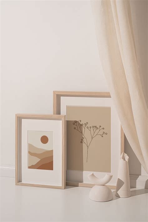 Modern Minimalism Palette 2 Print 5 The Design Kollective Minimalist Home Decor Beige