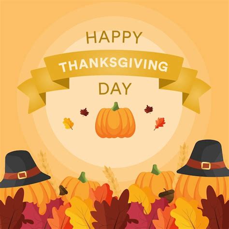 Premium Vector Happy Thanksgiving Flyer