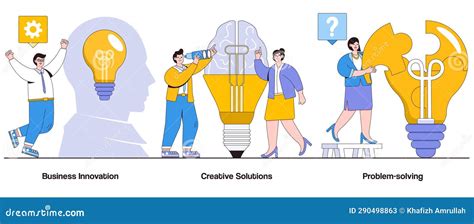 Business Innovation Creative Solutions Problem Solving Concept With