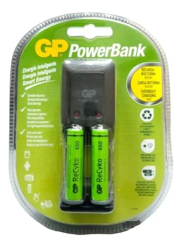 Cargador Gp Baterias Aaa De 400 Mah Recargables Garantizado MercadoLibre