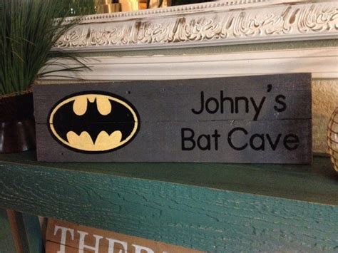 Items Similar To Personalized Bat Cave Sign On Etsy