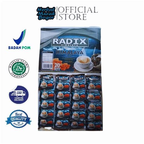 Jual Kopi Radix Himalaya Original Malaysia Isi 20 Sachet Kopi Radix