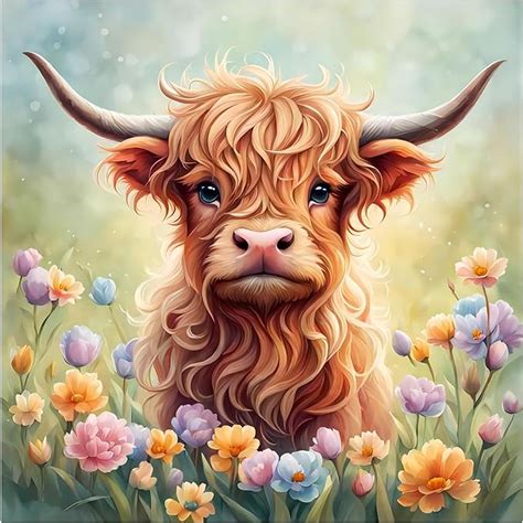 Amazon Cow Diamond Painting Kits For Adults Highland Cow Diamond