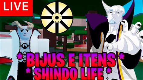 Live De Shindo Life Ajudando Inscritos A Pegar Bijus Itens Youtube