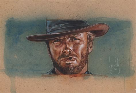 Clint Eastwood Painting By Jefflafferty On Deviantart