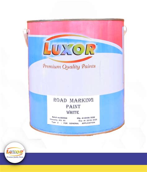 Luxor Road Marking Paint (White / Black) - BPC Chemicals Ltd