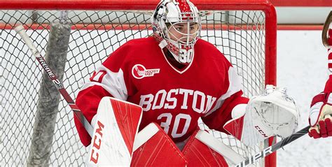 Weekly Release Boston University Sweeps Boston College Vermont Wins Two At Maine Hockey East