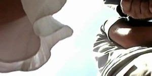 Brunette Stunner Reveals Her Thong To An Upskirt Perv Tnaflix