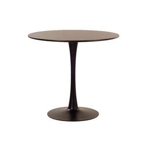 Mesa De Jantar Redonda Tulipa Saarinen 80 Cm Preto Leroy Merlin