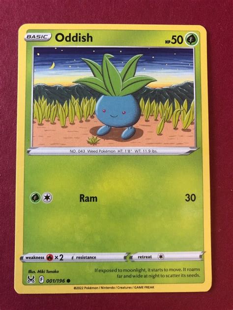 Lost Origin Oddish 001196 Pokémon 2022 En Kaufen Auf Ricardo