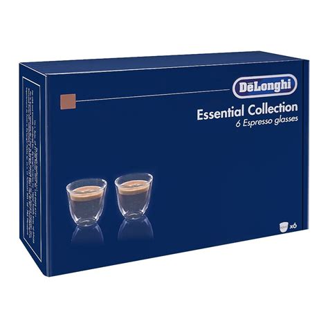 Buy Delonghi Essential Collection Espresso Glasses Set X Ml