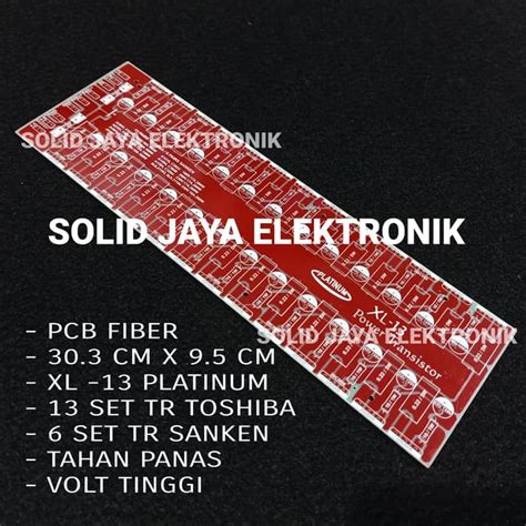 Jual Pcb Final Tr Toshiba Sanken Xl Xl Platinum Fiber Transistor