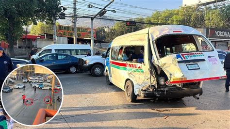 Accidente Combi Coacalco C Mo Fue El Choque En El Que Dos Personas