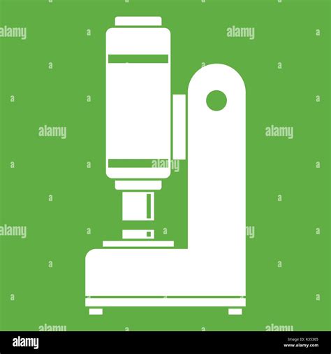 Blacksmith Automatic Hammer Icon Green Stock Vector Image Art Alamy