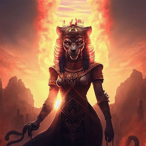 Sekhmet Art Egyptian Mythology Art Mind Maestro Ai En Dioses