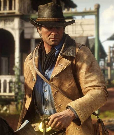 Arthur Morgan Red Dead Redemption 2 Rdr2 Leather Jacket Theleathercity