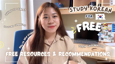 How Did I Self Study Korean For FREE Self Study Resources Study