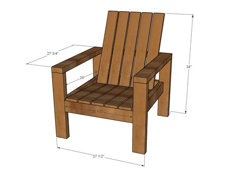 Wooden Lawn Chairs Plans