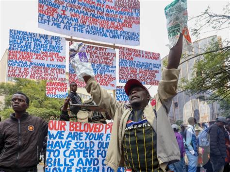 Photos Kenyans Protest High Cost Of Living On Sabasaba Day