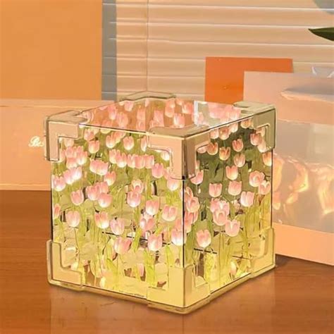 Buy CPENSUS Acrylic Diy Do It Yourself Tulip Cube Mirror Lamp 30