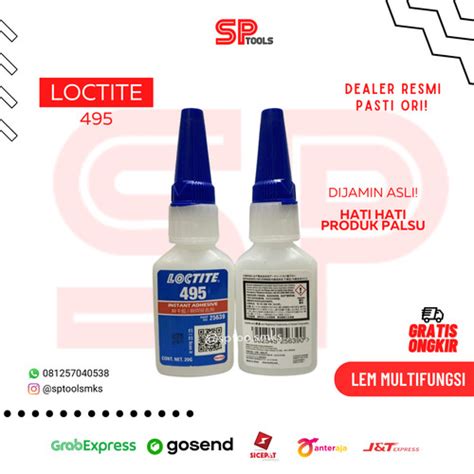 Jual LEM LOCTITE 495 20GRAM LEM SERBAGUNA LOCTITE ORIGINAL ASLI