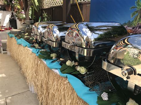 Hawaiian Luau Catering In Santa Barbara Ca Djs California Catering