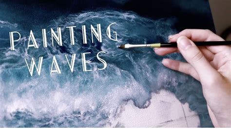 How To Paint Realistic Ocean Waves Painting Tutorial Youtube