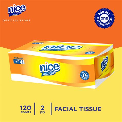 Jual Nice Facial Tissue [120 Sheets 2 Ply Kemasan Box] Di Seller Blimart Offline Store Sarana