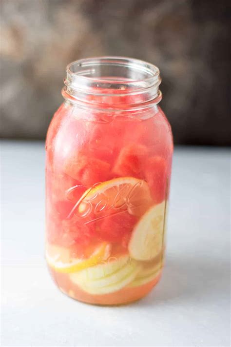 Watermelon Detox Water Recipe With Cucumber And Lemon