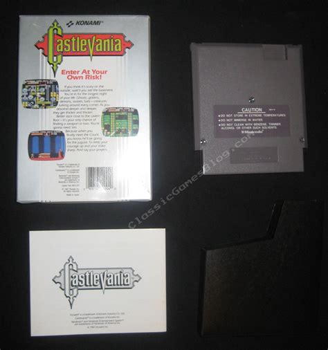 Castlevania 1986 Nes Box Cover Art Mobygames Retro Games Poster