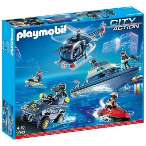 PLAYMOBIL 9043 Lot véhicules forces spéciales Set police Neuf