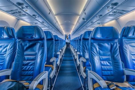Premium Photo Aircraft Saloon Comfortable Passenger Seats Airplane