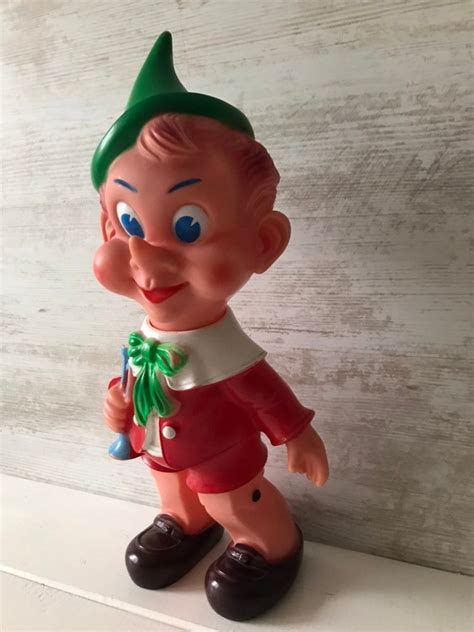 Vintage Disney Pinocchio Rubber Figure Still Has Original Etsy