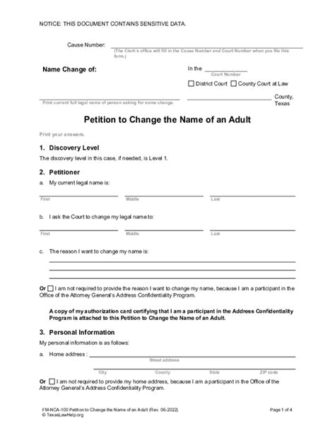 Fillable Online Signnow Comfill And Sign Pdf Form Petition To